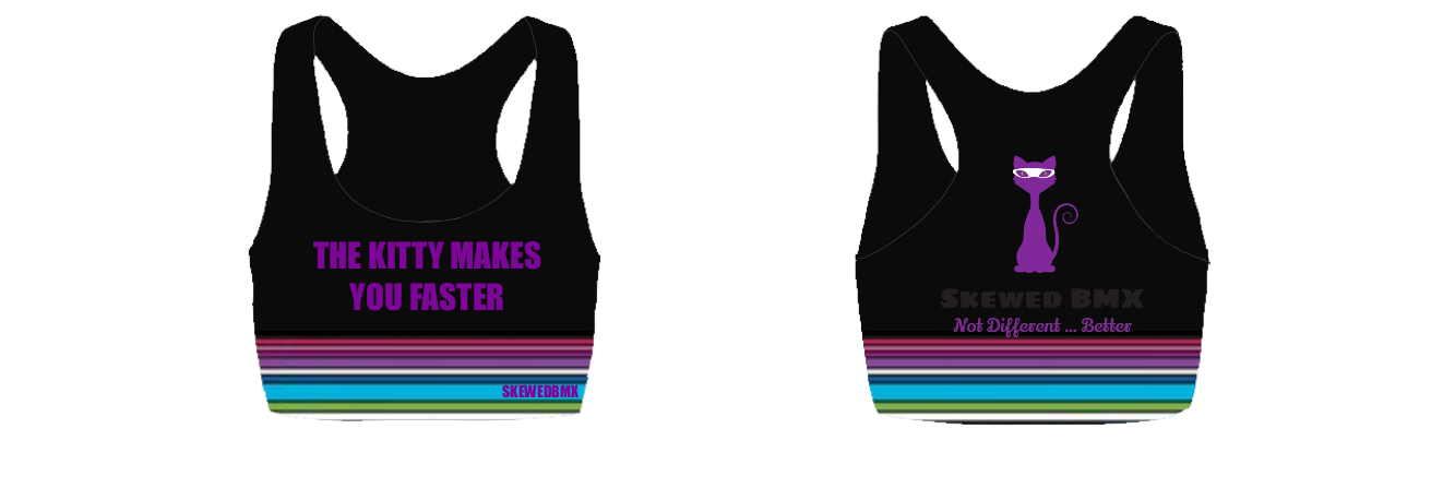 SkewedBMX sports bra