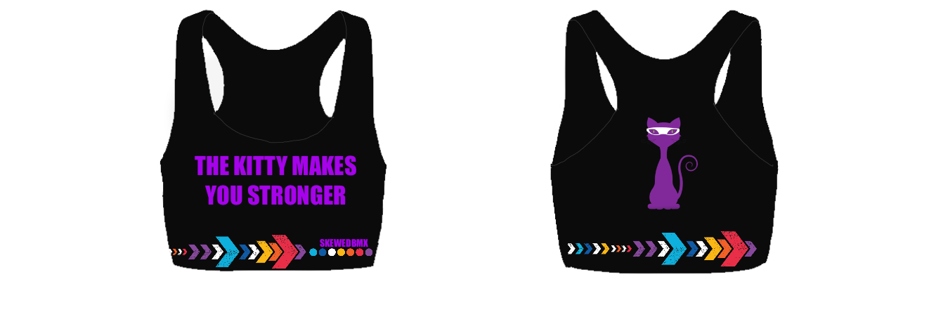 SkewedBMX sports bra