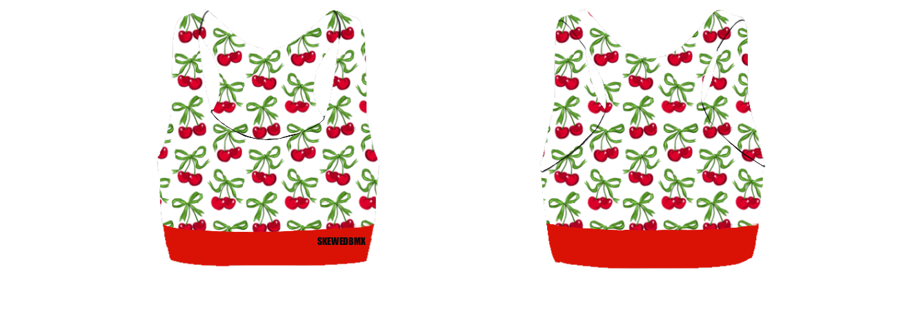 SkewedBMX sports bra