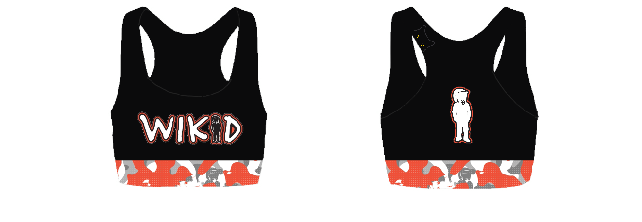 WIKID women's sports bra