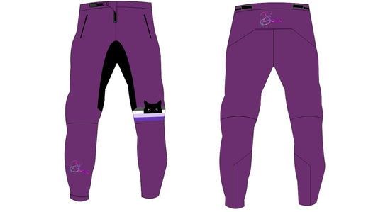 Purple Kitty Race Pant