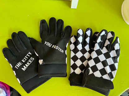 CHECKERED SKEWEDBMX GLOVES