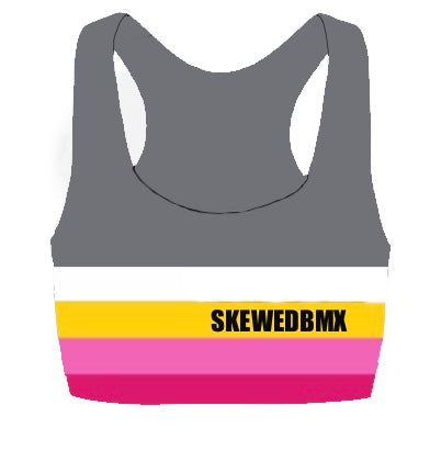 SkewedBMX sports bra