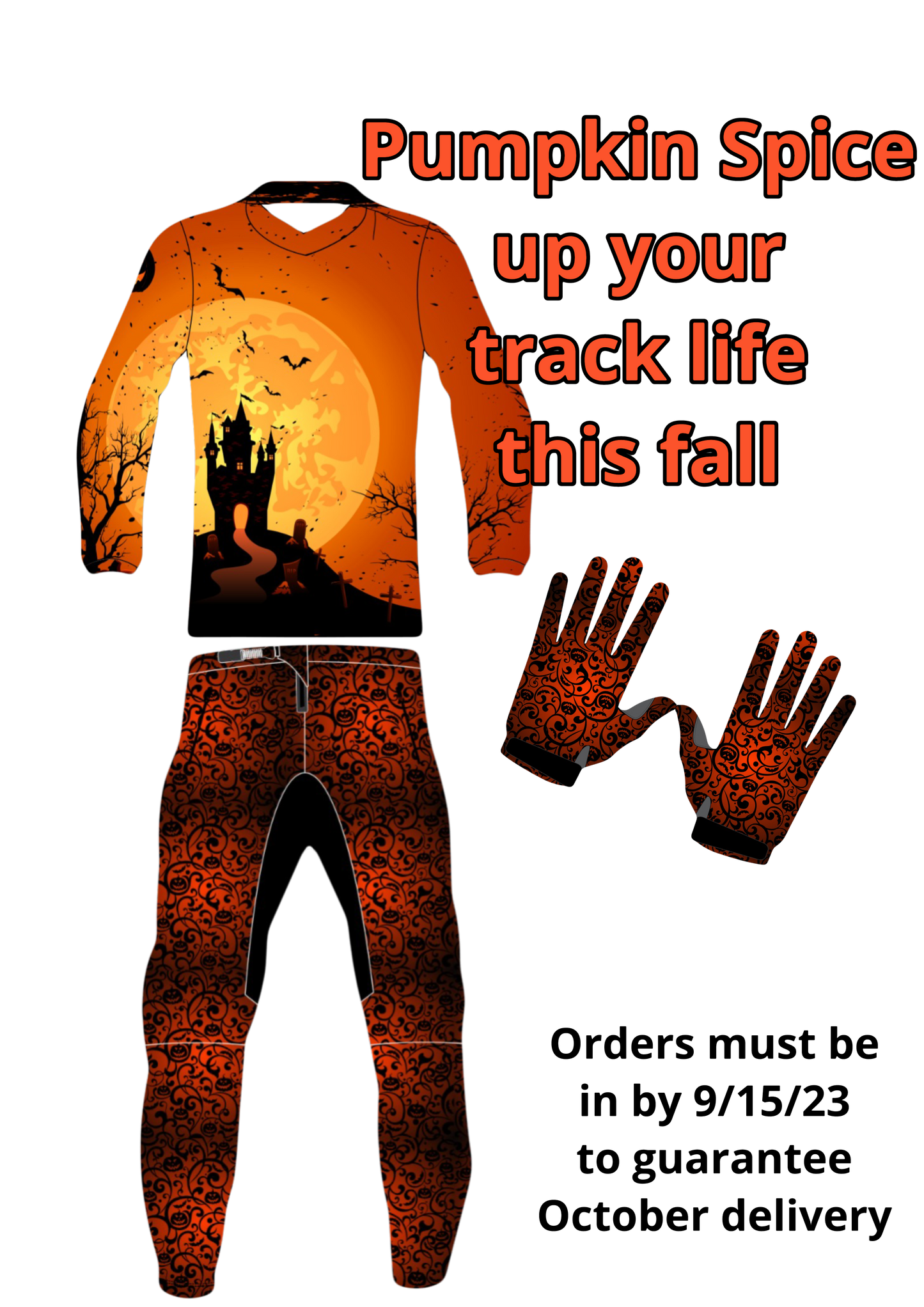 Pumpkin Spice Up your track life - Pants