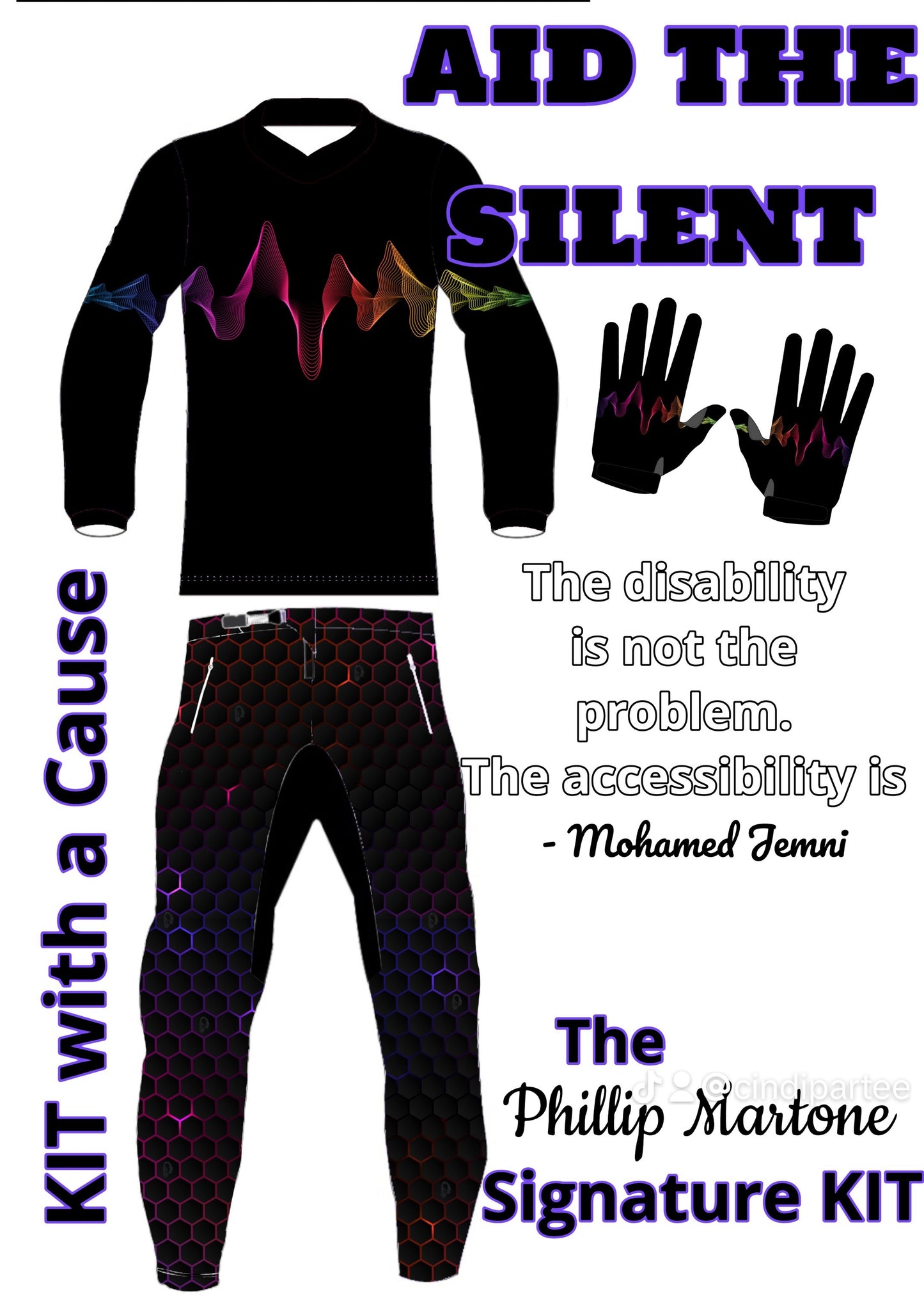 Sound wave Pants - Aid the Silent “KIT with a Cause”