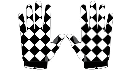 CHECKERED SKEWEDBMX GLOVES