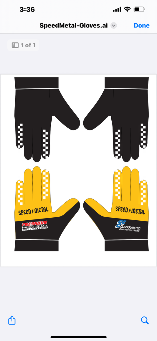 SPEED METAL BMX Gloves