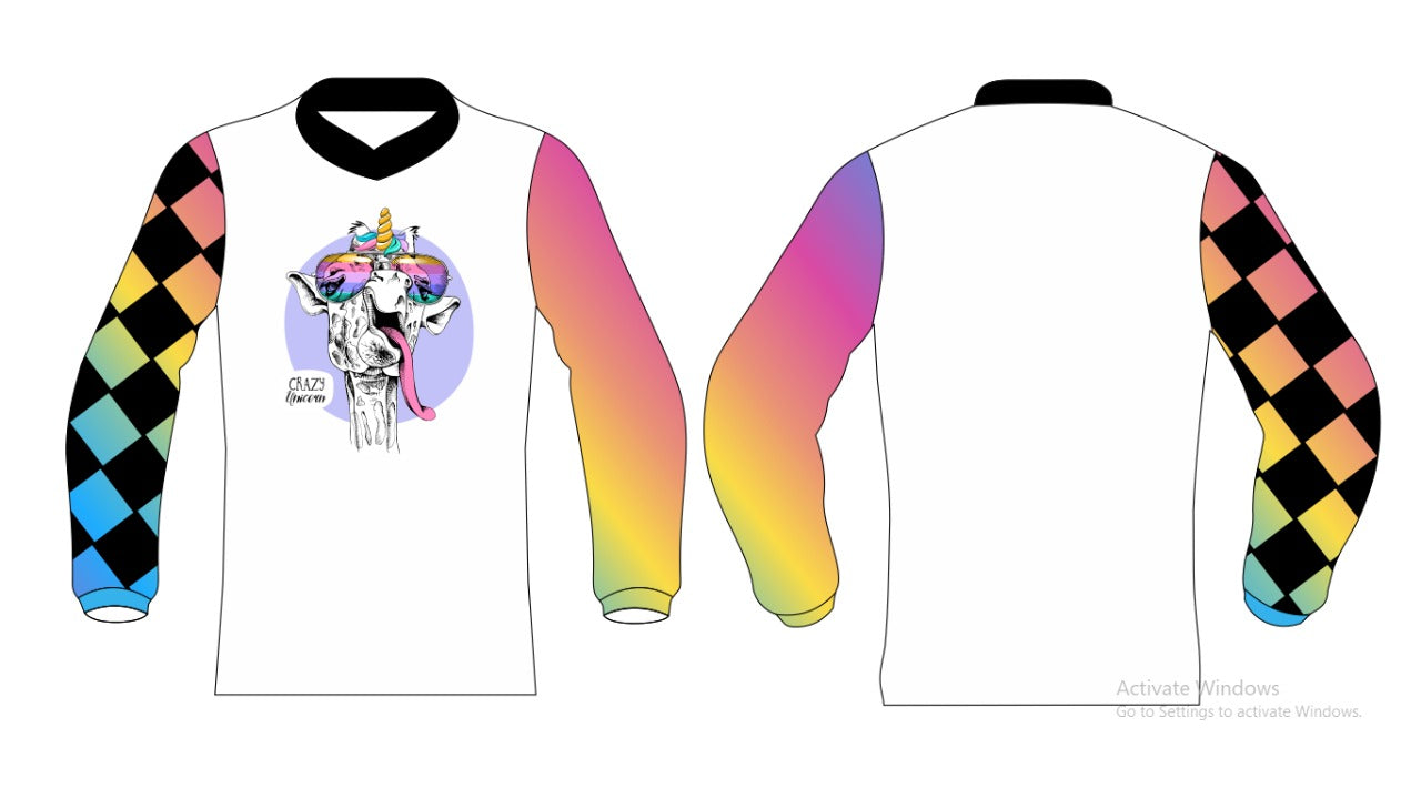 Rainbow “Crazy Unicorn” Jersey