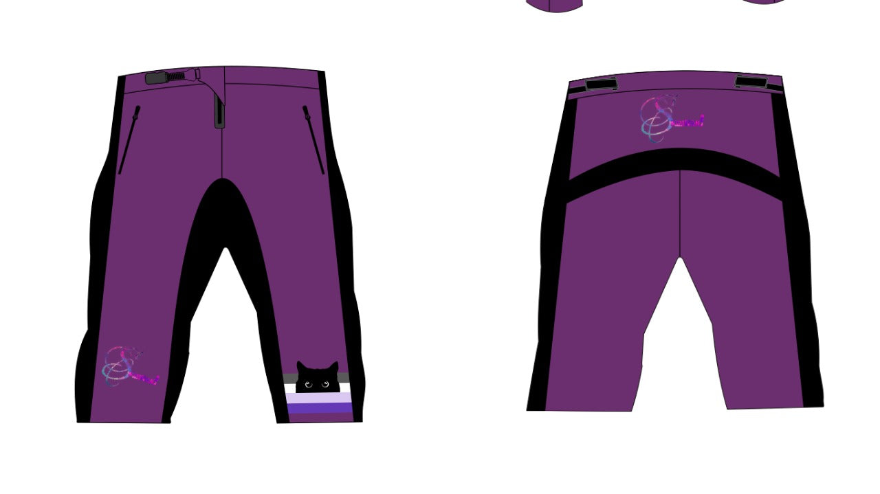 Purple Kitty Short