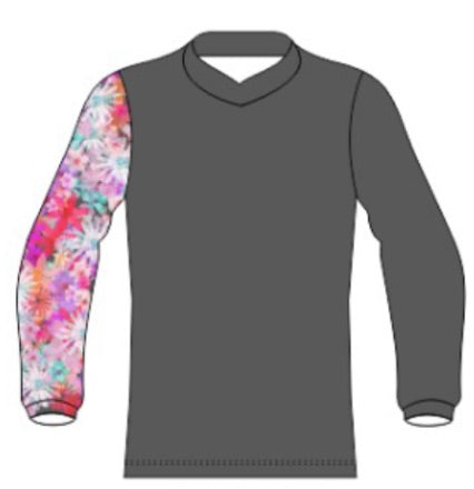 Floral Sleeve Jersey